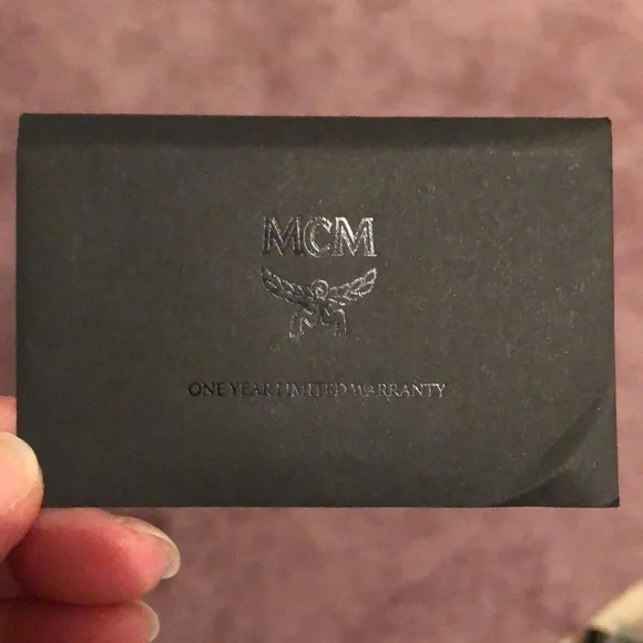 MCM Aren Leather Mix Shopper Tote - Picture 4 of 5